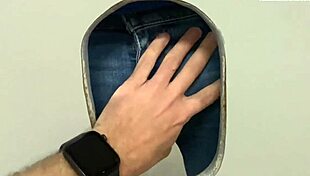 Glory Hole Gay Blowjob For MONSTER COCK