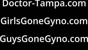 Freshman yasmine woods experiences powerful hitachi wand orgasms from doctor tampa during college physical.