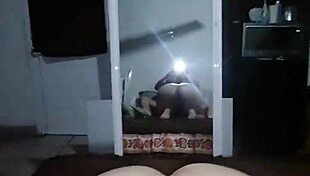 My delicious big-assed woman with hairy features in homemade setting