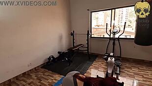 i get so horny at the gym and end up masturbating my colombian pussy. it’s wild!