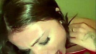 Teen girlfriend bends over for big ass blowjob