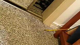 My tiny 18+ girl bounces wildly on my big thick cock