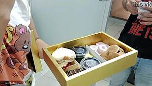 On mother's day i gave my stepmom a gift and she sucked my cock then i fucked her hard