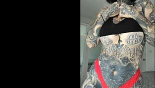 hot petite 18+ heavily tattooed girl melody radford sexy dance