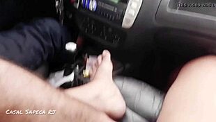 Driver fingered my wife's pussy all ride, and she sent the video!