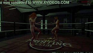 Chelci Battles Michelle in Naked Fighter 3D Wrestling Match