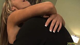 Watch Charisma Cappelli's fake tits bounce as she rides cock and begs for cum on face.