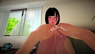 Sexaloid Girlfriend Fucks on Sofa in 3D Hentai Uncensored