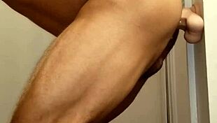 i had a little fun with lvory white while the shower warmed up