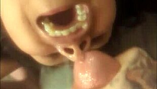 Mexican Wife Rimjobs Papi Until Facial Cumshot Covers Her