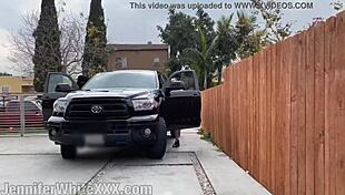 Hot La Girl Takes Bbc In The Truck