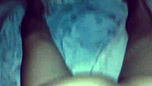 We planned a movie night but she got horny for dick in her ass so she left dripping cum