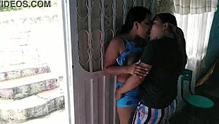 my neighbor came for water and got her pussy wet