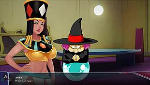 dragon ball hentai redhead gives monster blowjob for facial cumshot