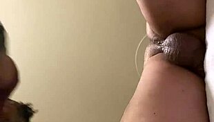 Ebony Femdom Pegs Submissive Ass With Strapon!