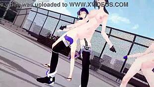 Genshin Impact Mmd Anda Touches Mei Verse