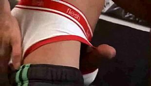 An older man passionately fucks the mouth and ass of a young gay twink