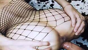 i watch my beautiful wife in stockings having sex