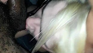 White Slut Suck My Dick With Sucking Blowjob Black Cock
