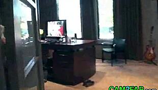 Horny blonde milf hardcore action