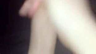 Giving a handjob to a hairy young guy until he cums