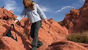 little april toys her pussy hard outdoors in bikini 😈