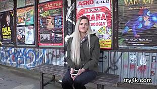 That sultry nympho sucks penis in POV, then her cunt gets penetrated hard.