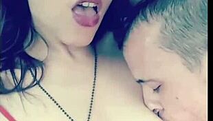 Outdoor Titty Licking Finished With Sucking Couple