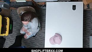 Brunette Tiny 18+ Teen 18+ Hayden Hennessy Caught Shoplifting