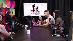 He Lost The Jerk Off Game And Got Stripped Showing Ass And Dick In Sheer Red Lingerie!