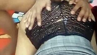 my stepsister loves when i penetrate her doggystyle until she has a rich orgasm with her big ass bounces