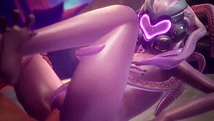 i'm the huntress fuckin the captain, creampie him