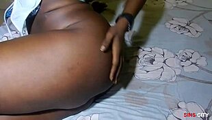 Man, this horny ebony pussy is just begging for a hard fuck! 🔥