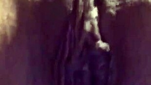 Woman with small tits and big ass masturbates deliciously in public outdoor setting.