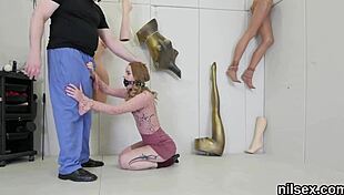 peculiar sweetie in anal therapy session