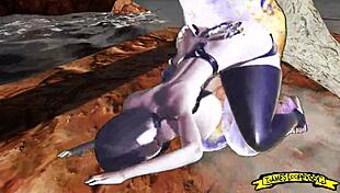 Demons Fuck Big Ass In Hentai Cartoon