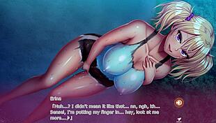 Hentai Gal Masturbates Publicly in Game Part 2