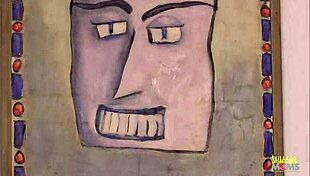 cheating blonde babe gets roughly rammed on couch 😈