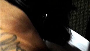 pervykittyface gags on cum during blowjob