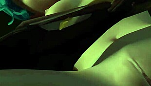 I watch jinx riding in this league of legends hentai parody