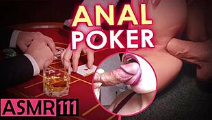 Italian Amateur Plays Anal Poker with Ripped Clothes