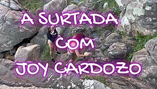 na trilha das rochas, a babe gives a blowjob to big natural tits monster cock