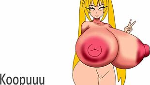 I Painted This Cute Anime Girl With Big Tits In Hentai Style