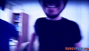 British nerd’s first time fucking and facials