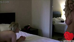 siri pornstar fucks dayna vendetta with strap-on in doggystyle.