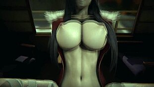 Kure karure fucks muscular black belt in cowgirl spanking 😏