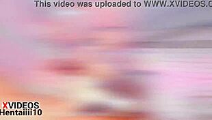 Zero Two gives a detailed blowjob in hentai anime scene