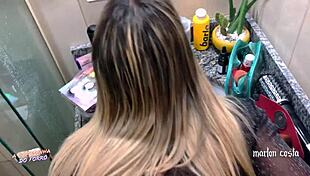 Blonde Gets Ass Eaten Before Funk Party Creampie