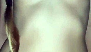 My beautiful girlfriend with pigtails gives me a squirting doggystyle valentines gift!