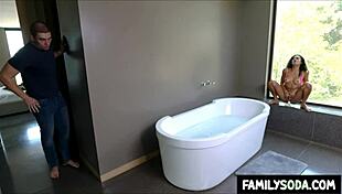 i let my stepbrother fuck my tight ebony pussy in the bathroom